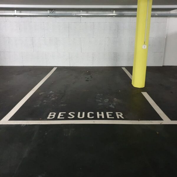 Tiefgarage Überbauung Eubach, Parkplatzmarkierung